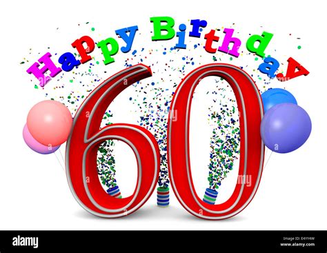 60 geburtstag gif|Alles Gute zum 60. Geburtstag! Animiertes GIF mit 3D。